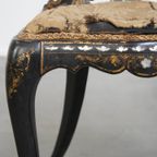 Set Van 2 Prachtige, Unieke, Sierlijke Antieke 19E Eeuwse Engelse Chinoiserie Mother Of Pearl Sto thumbnail 10