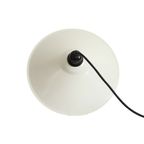 Vintage Hanglamp Wit Metaal Met Zwart Snoer, Voor 2000 thumbnail 3
