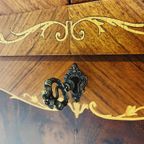 Vintage Marqueterie Kast thumbnail 10