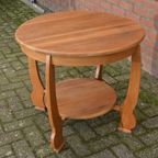 Ronde Salontafel In Een Blanke Kleur thumbnail 6