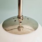 Art Deco Hanglamp In Wit Opaline (4 Stuks Beschikbaar) thumbnail 6