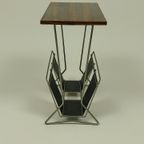 Vintage Bijzettafel Met Magazinehouder, Jaren 60 thumbnail 5