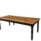 Grote Eettafel, Houten Tafel Zwart Onderstel thumbnail 10