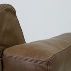 Søren Nissen And Ebbe Gehl Vintage Armchair In Brown Leather thumbnail 10