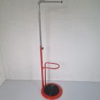 Carlo Bimbi Italiaanse Design Kapstok Jaren 80 Rood. thumbnail 4