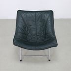 Vintage Leren Fauteuil Teun Van Zanten Molinari, 1970S thumbnail 4