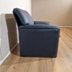 Nieuw - Leolux Bora Beta Fauteuil - Kobaltblauw - Leder thumbnail 5