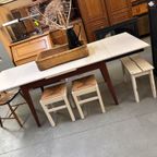 Vintage Tafel / Eettafel thumbnail 6