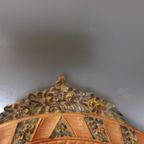 Console Tafel Met Marmeren Blad En Hoge Halspiegel thumbnail 10