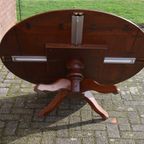 2 In 1 Salontafel Vierkant/Rond Massief Eiken thumbnail 6