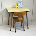 Vintage Schoolsetje Tafel En Stoeltje thumbnail 2