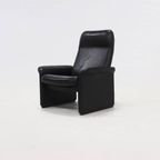 Black Leather Ds50 Armchair By De Sede Switzerland 1980S thumbnail 3