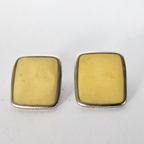 Monet - Klip Oorbellen - Vintage - U.S. - Emaillen - Metaal - 60'S thumbnail 5