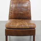 Karakteristieke En Zeer Comfortabele Rundleren Fauteuil/lounge Chair Met Een Uniek Design thumbnail 3