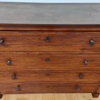 Vintage Antiek Landelijk Frans Dressoir Commode Ladekast 809 thumbnail 10
