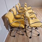 8x Lensvelt Flag Bureaustoelen - Eetkamerstoelen - Geel thumbnail 8