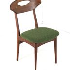 Set 4 Eetkamerstoelen Vintage Stoelen Nieuw Bekleed Gerestaureerd thumbnail 3