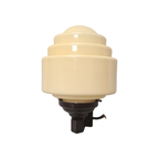 Art Deco Wandlamp Van Glas En Bakeliet thumbnail 3