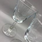 Set Vintage Gegraveerde Wijnglaasjes Klein 2 Stuks thumbnail 5