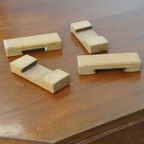 Uitschuifbare En Mooie Originele Art Deco Eettafel Voor 4 Tot 6 Personen Met Mooie Details thumbnail 12
