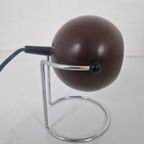 Vintage Space Age Eyeball Lamp Bruin Jaren 70 Design thumbnail 8