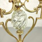 Verguld Bronzen Tafellamp Met Glazen Ei thumbnail 6
