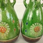 Duo Vazen In Vlaams Aardewerk 28Cm thumbnail 3