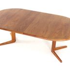 Korup Ronde 2x Verlengbare Eettafel Vintage Deens Massief Teak 'nollund' thumbnail 14