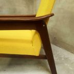 Vintage Fauteuil Easy Chair Mid Century Design Gele Stoel thumbnail 4