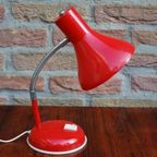 Rood Vintage Bureaulampje thumbnail 2