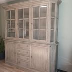 Massief Houten Vitrine Kast thumbnail 3