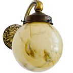 Artdeco Wandlamp Messing Opaline 1930’s thumbnail 8