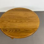 Ronde Massief Eiken Brutalist Salontafel thumbnail 2