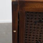 Stijlvolle Vintage Jaren ’70 Design Fauteuil Gemaakt Van Hout, Leer En Webbing thumbnail 13