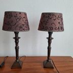 Paar Vintage Klassieke Tafellampen thumbnail 4