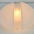 Vintage Micron Plafondlamp Melk Glas Italy Design ‘80 thumbnail 4