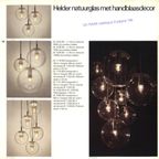 Raak Cascade Hanglamp Met 5 Bollampen Met Handblaasdecor thumbnail 3