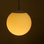 Retro Vintage Lamp Hanglamp Jaren 60 / 70 Melkglas Wit Bol thumbnail 7