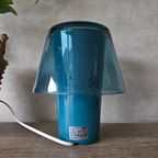 Ikea Gavik Glazen Blauwe Lamp thumbnail 5