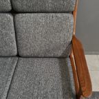 Teak 2 Seat Sofa By Juul Kristensen For Glostrup Denmark thumbnail 11