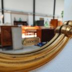 Vintage Goudkleurige Rococo Deknudt Kuifspiegel Spiegel Schouwspiegel 104 thumbnail 14