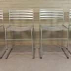 Set Van 4 Aero Wire Stoelen, Stapelbaar thumbnail 5