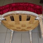Paar Fijne Gesculpteerde Louis Xvi Periode Cabrioletfauteuils. thumbnail 2