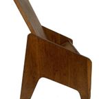 Vintage Tijdschriftenrek Platenhouder Lp Platen Bak Design thumbnail 7