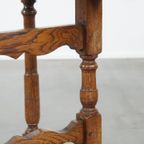 Ronde, Inklapbare Antieke 18e Eeuwse Franse Wijn/ Campagne Tafel Met Een Mooi Onderstel thumbnail 7