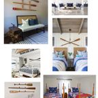 Set Decoratieve Vintage Houten Roeispanen thumbnail 11