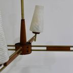 Vintage Plafondlamp, 4-Armige Lamp thumbnail 7