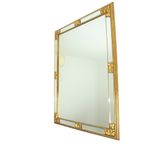 Grote Vintage Deknudt Spiegel Xl Hollywood Regency Jaren 70 Design thumbnail 11
