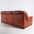 Mid-Century 3-Seats Leather Sofa From 1960S, Italy thumbnail 8