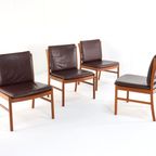 Set 4 Japanse Stoelen Eetkamerstoelen Hita Kogei Vintage thumbnail 17